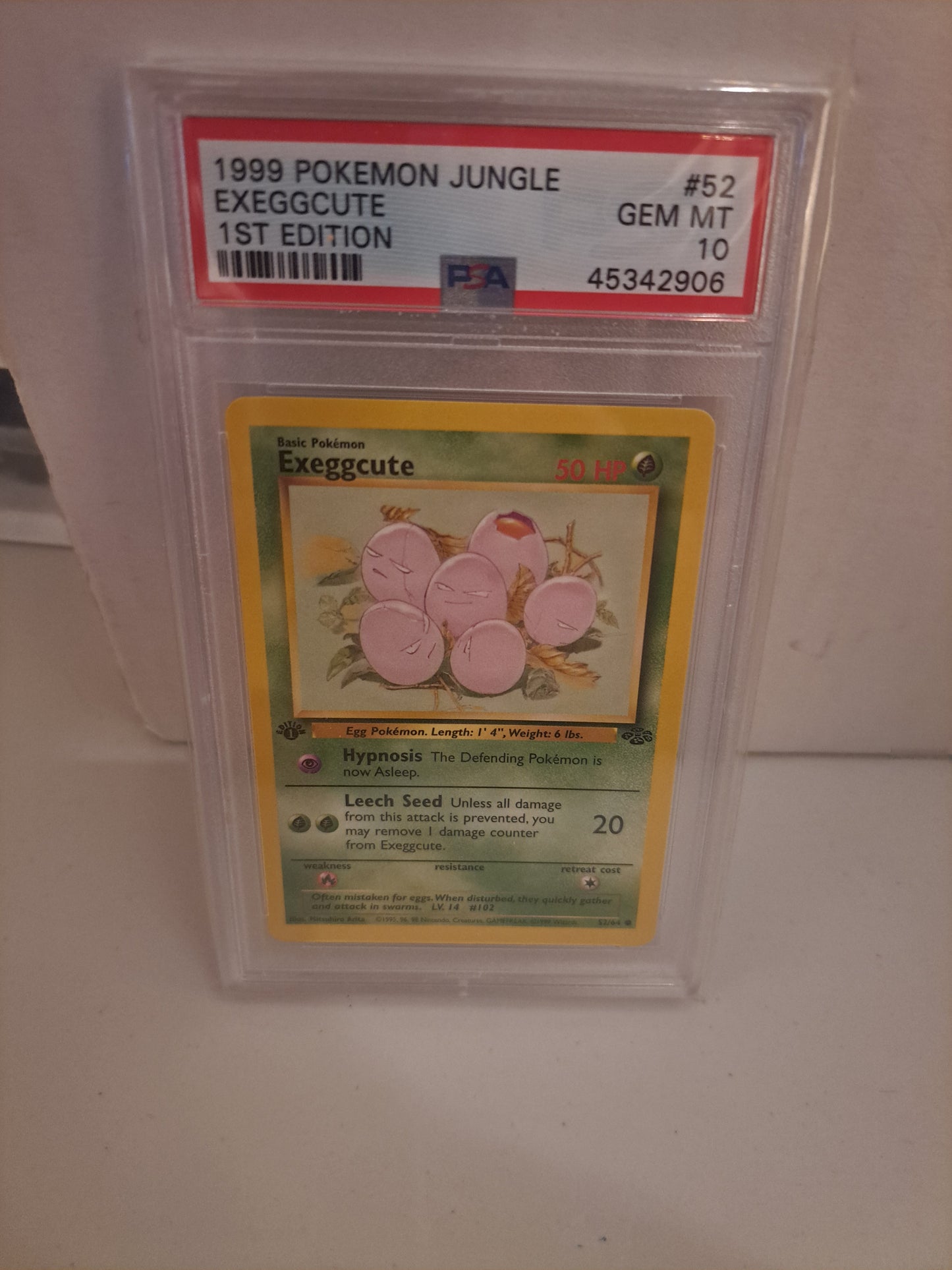 Exeggcute 1st Edition Jungle Psa 10