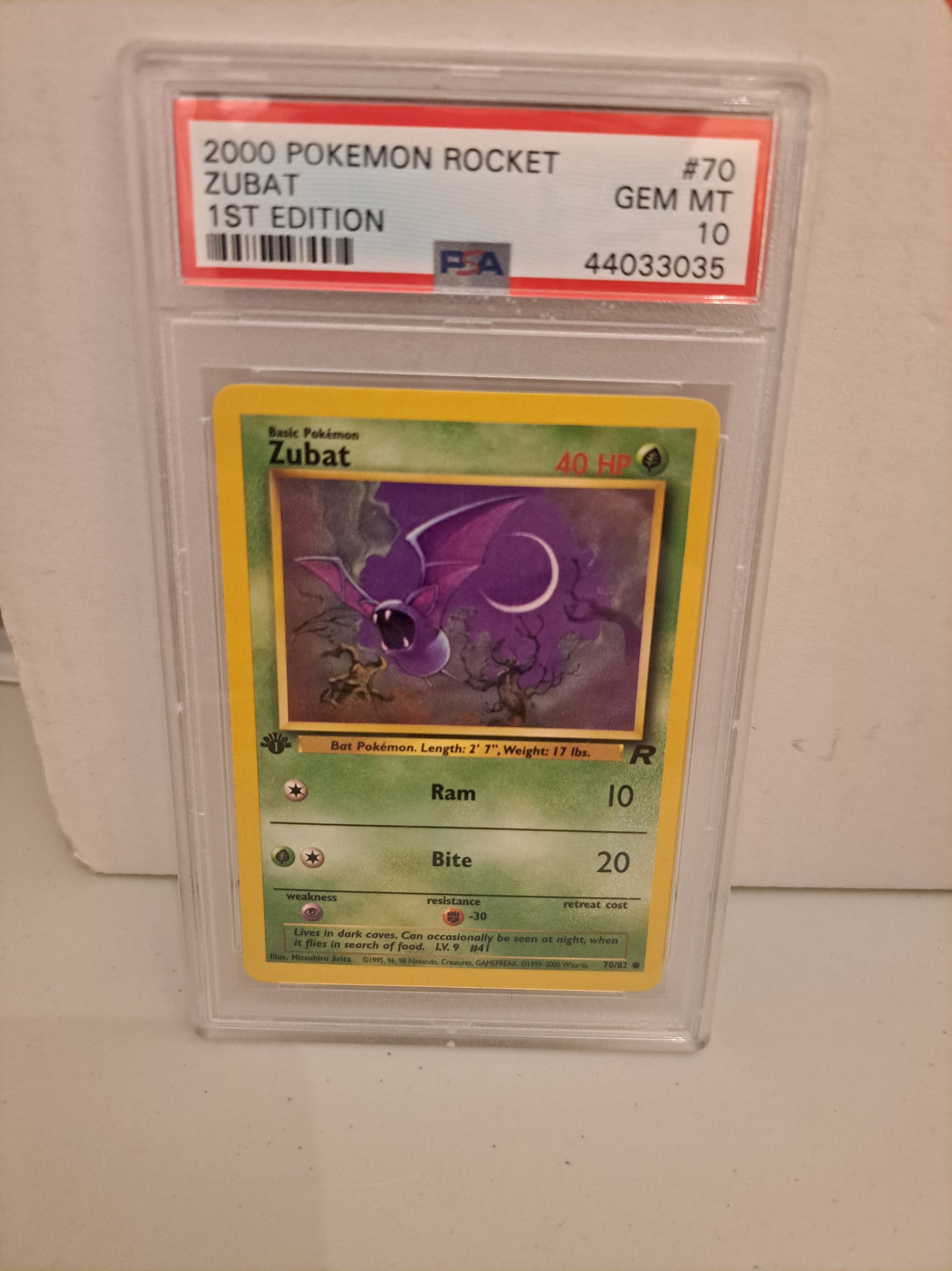 Zubat 1st Edition Psa 10