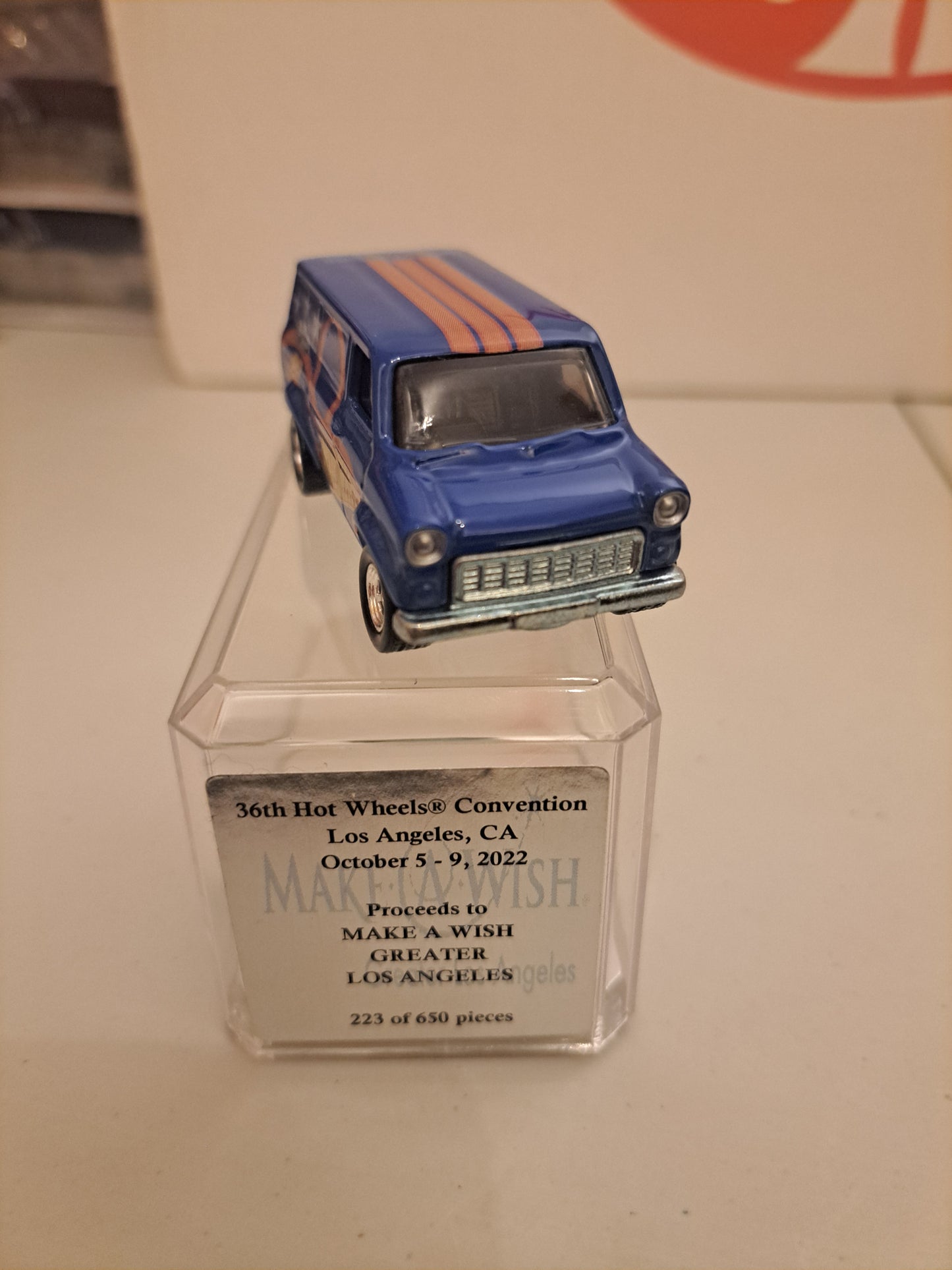 Hot Wheels Ford Transit 36th Convention Make A Wish Charity Limited to 650 Pieces