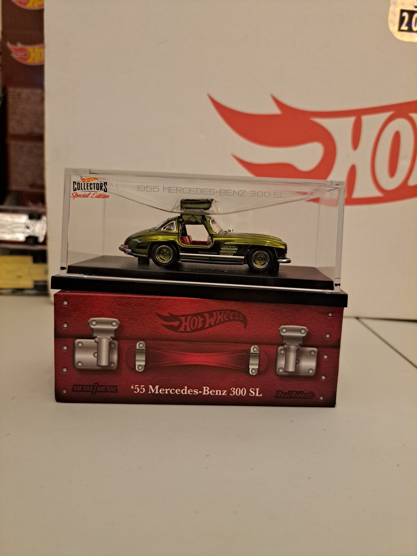 Hot Wheels RLC 55 Mercedes-Benz 500 SL *Missing White Outer Box*