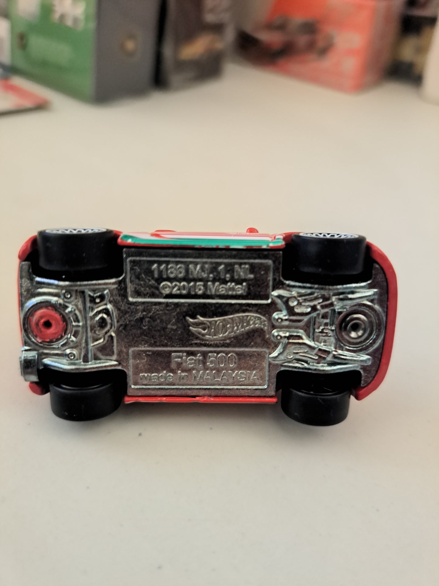 Hot Wheels Fiat 500 Euro Style Real Rider *Loose*