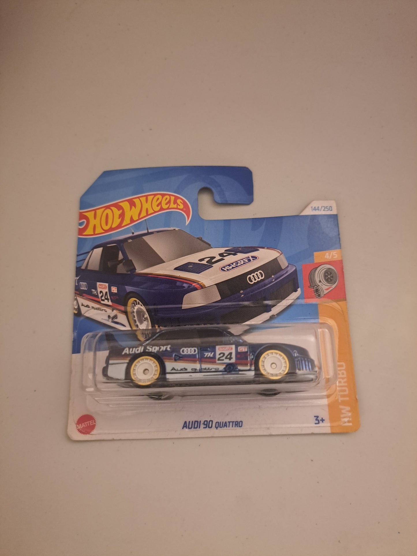 Hot Wheels Audi 90 Qauttro *Super Treasure Hunt Short Card* Damaged blister
