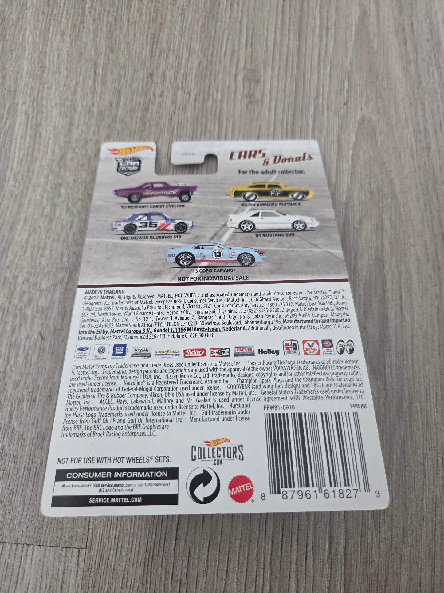 Hot Wheels Cars & Donuts Gulf Camaro 0/5 Chase