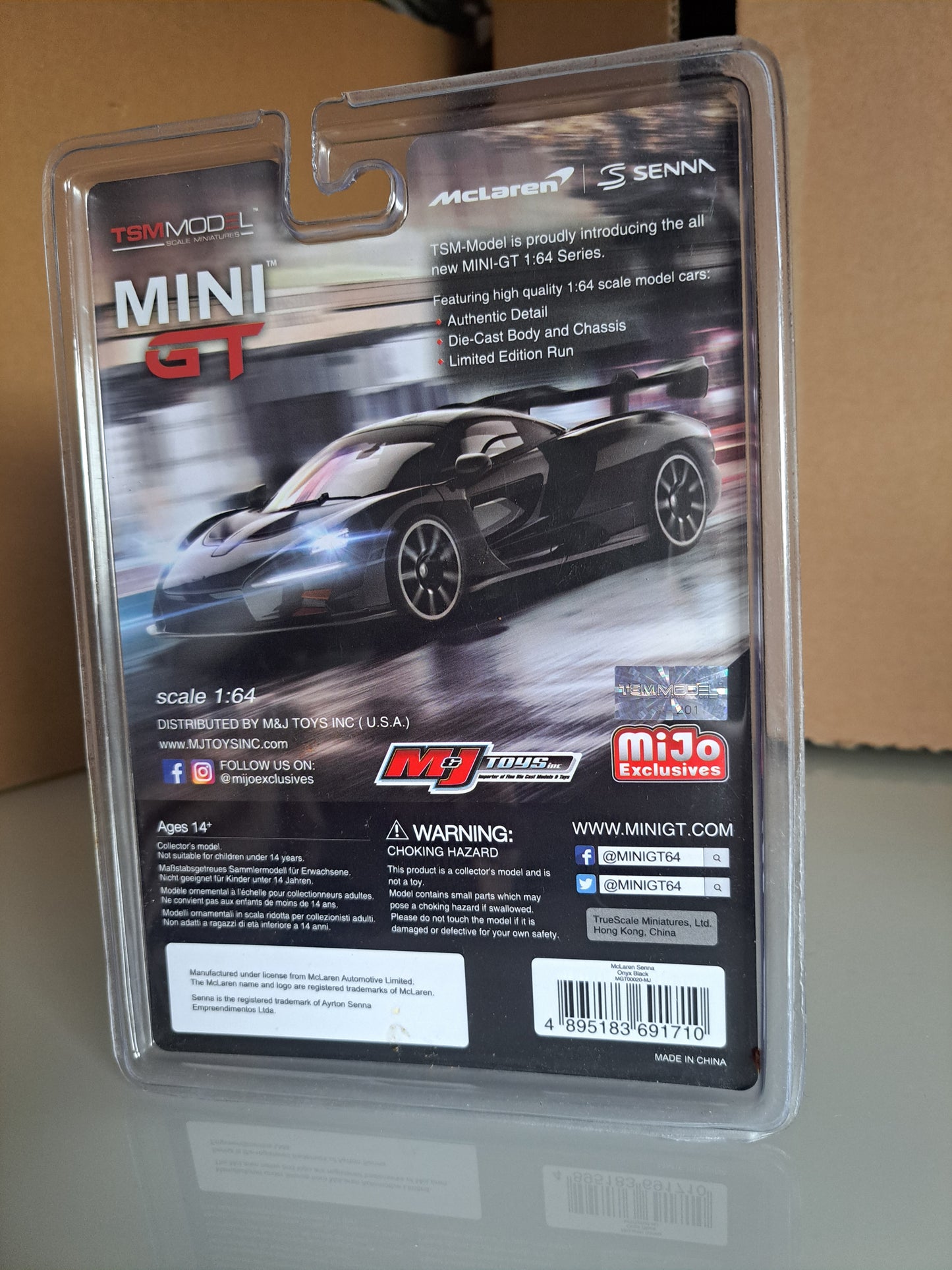Mini Gt Mclaren Senna *Blister Card* 1 of 3600