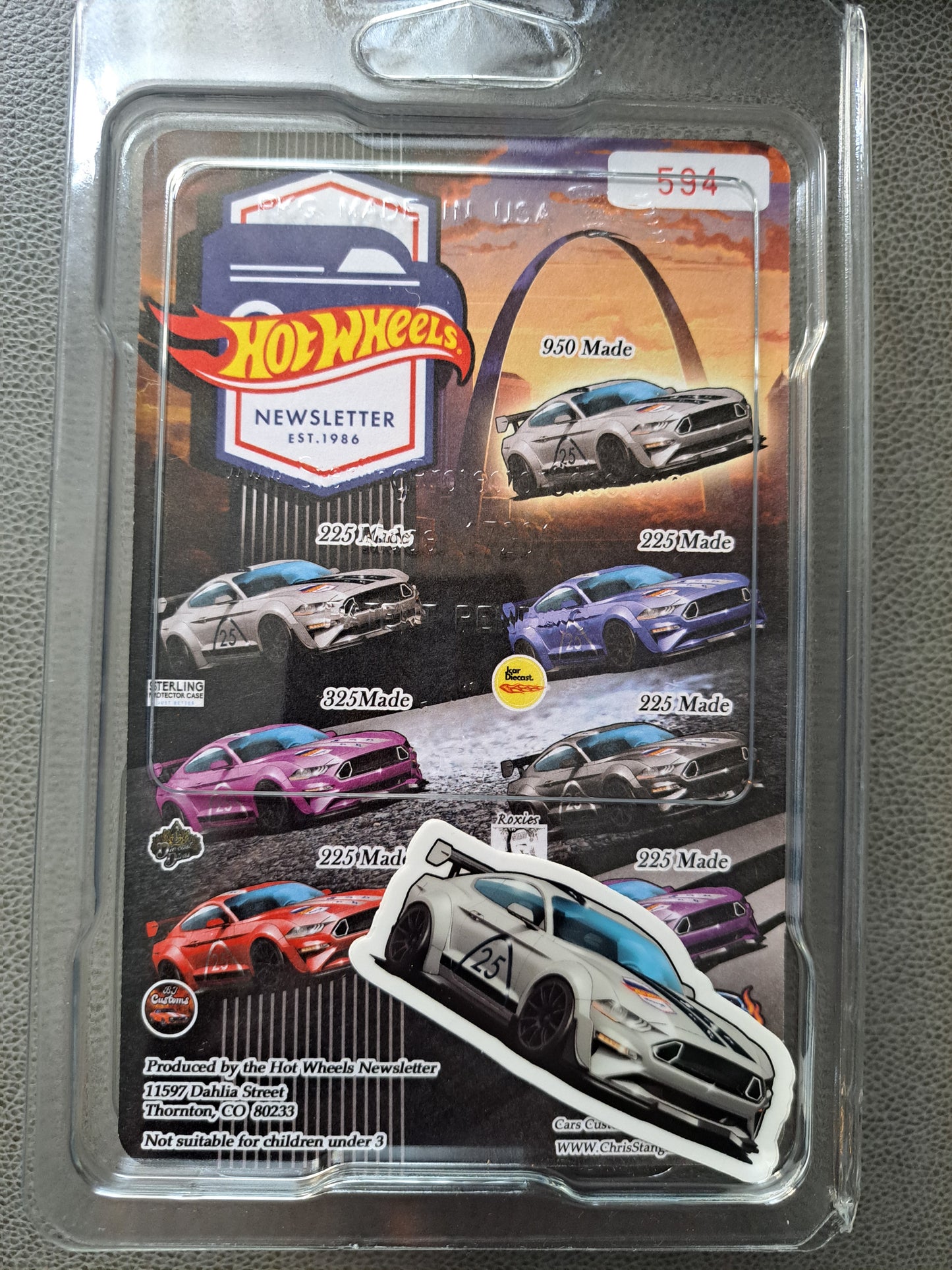 Hot Wheels Newsletter Ford Mustang RTR *Pre order *