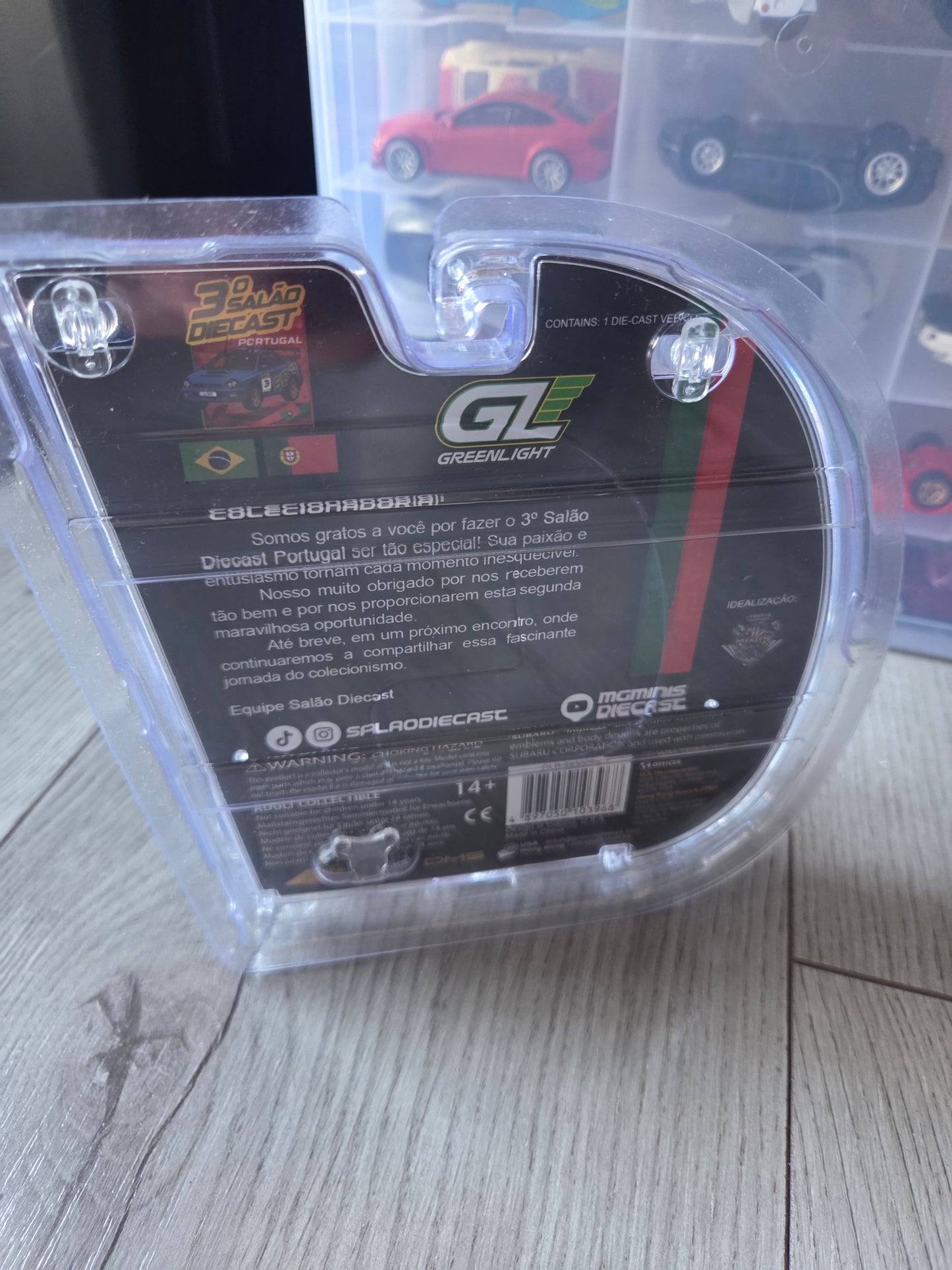 Greenlight Subaru Impreza Wrx 2002 Salao diecast Portugal Exclusive 1 of 1000