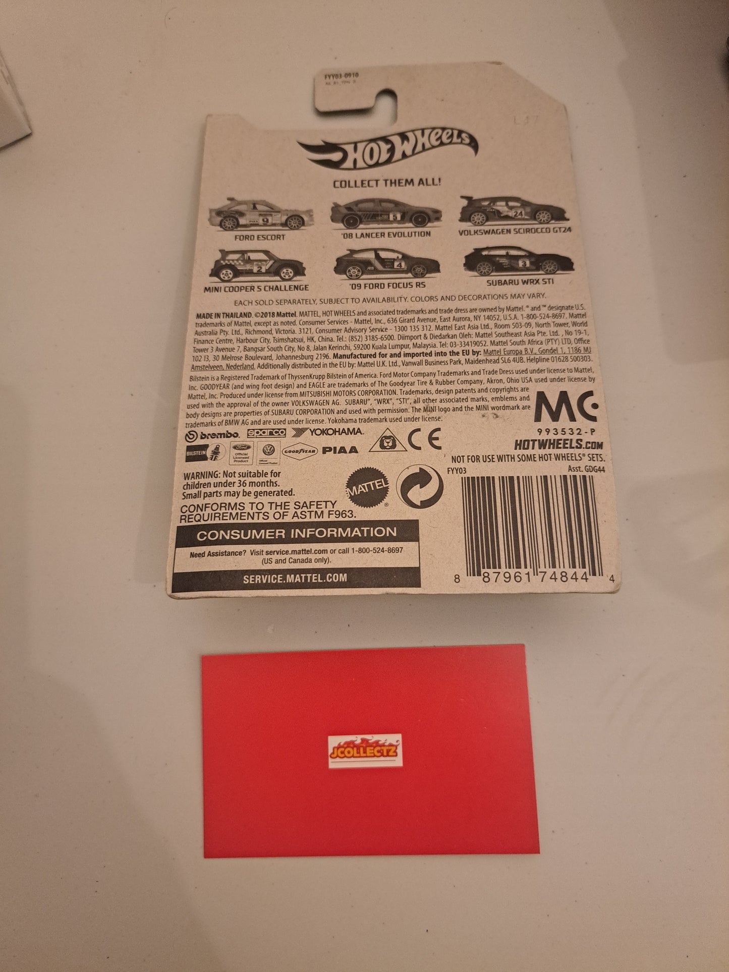 Hot Wheels Subaru Wrx Sti