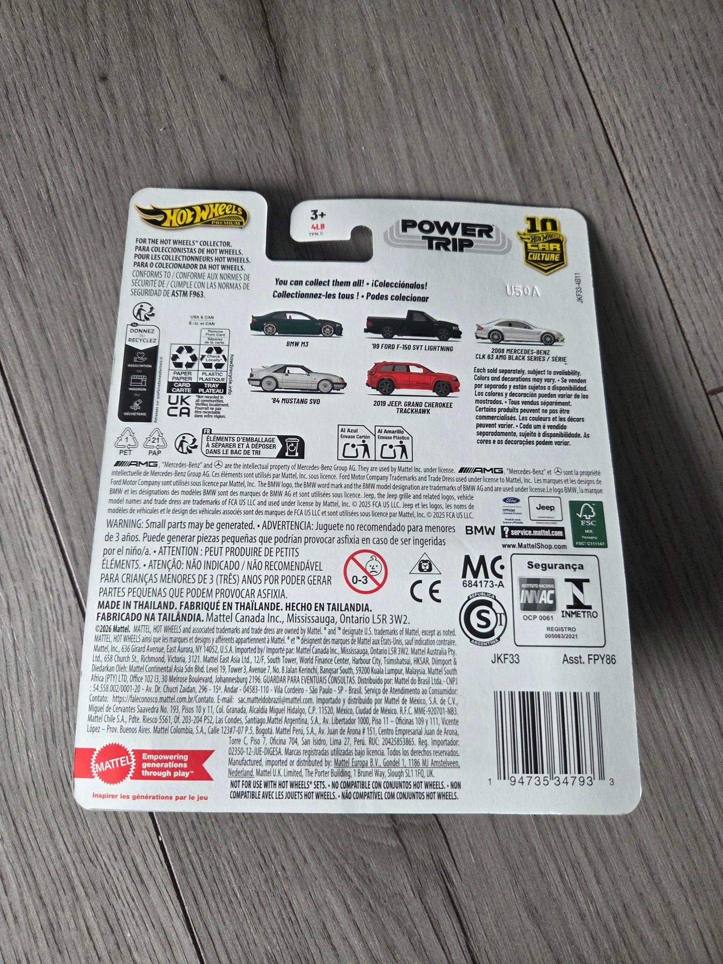 Hot Wheels Premium Power Trip 99 Ford F-150 Svt lightning