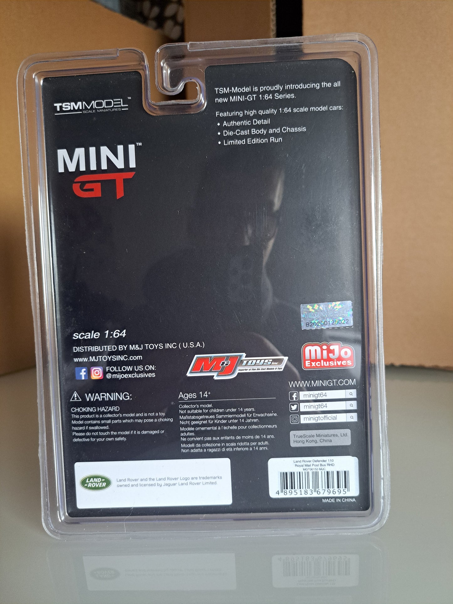 Mini Gt Land Rover Defender 110 Royal Mail *Blister Card Chase*