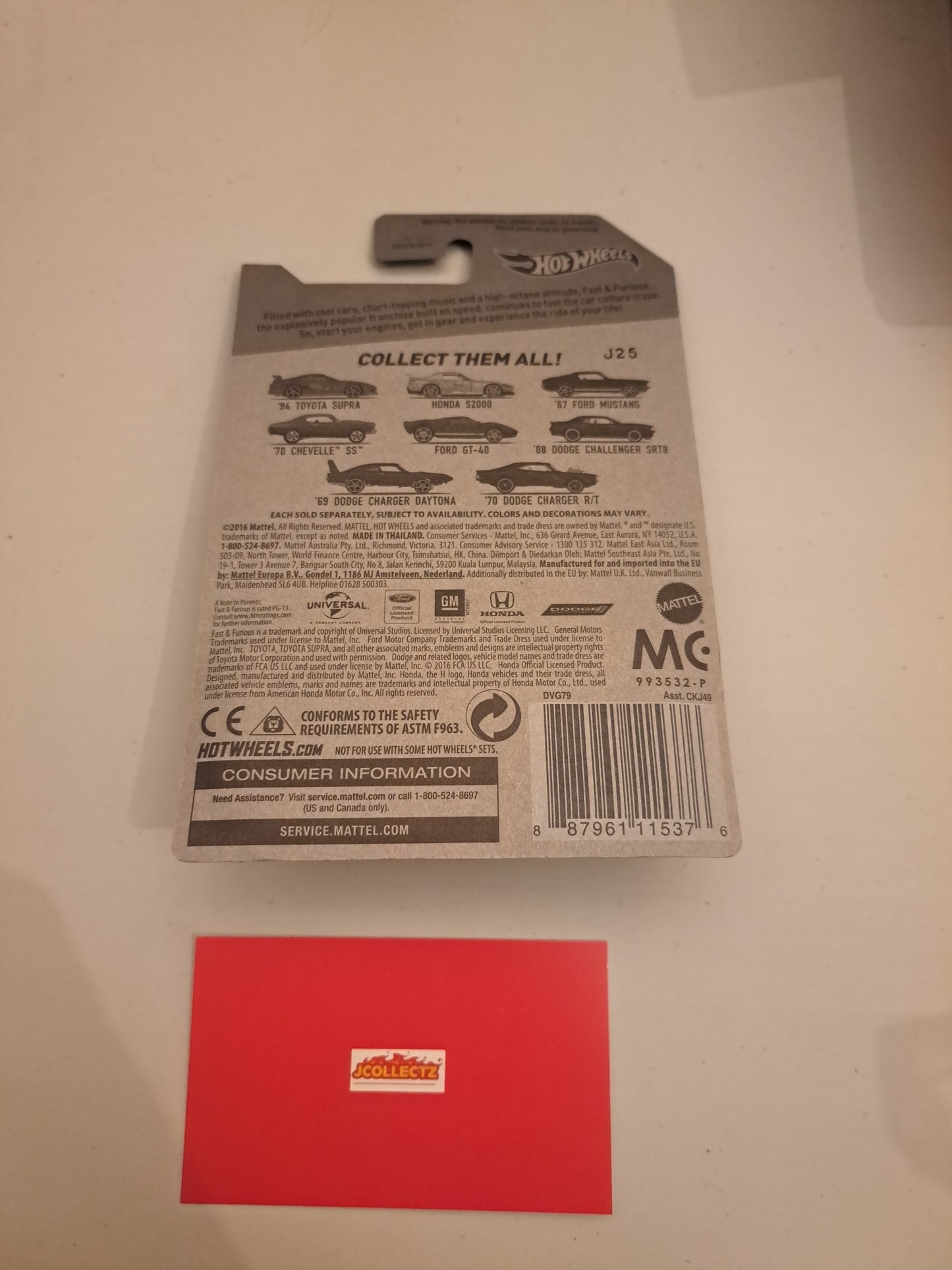 Hot Wheels Fast & Furious S2000