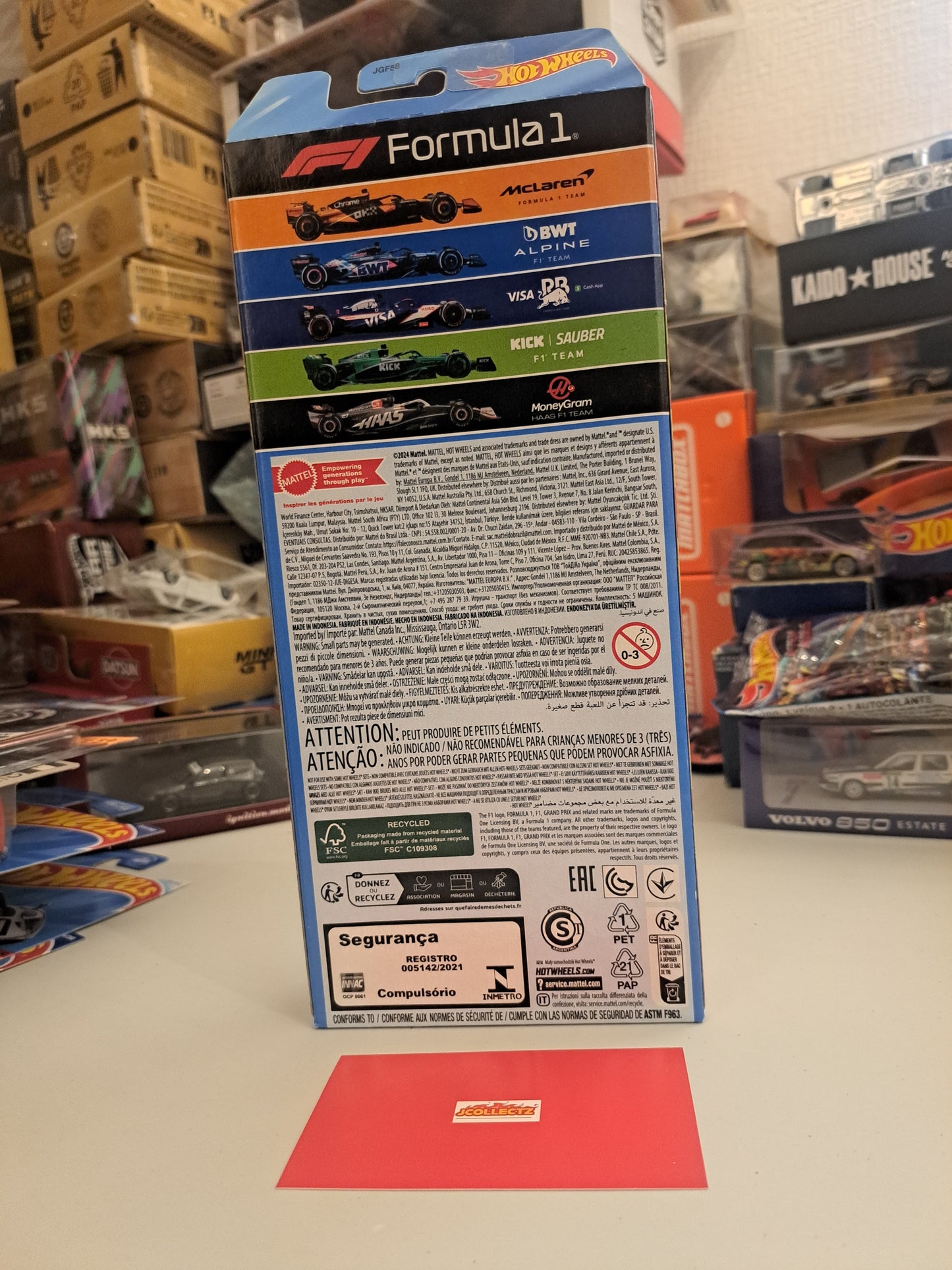 Hot Wheels Formula 1 5 Pack