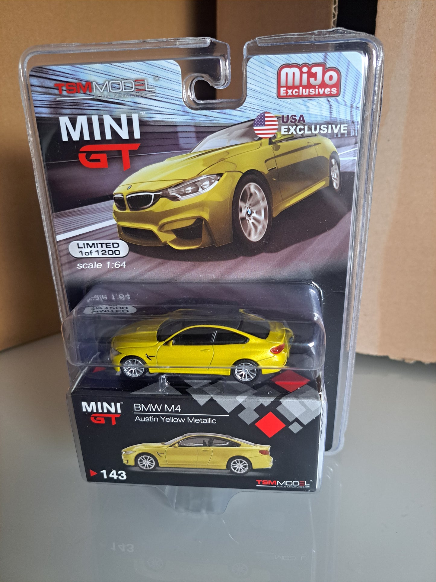 Mini Gt Bmw m4 *Blister Card * 1 of 1200