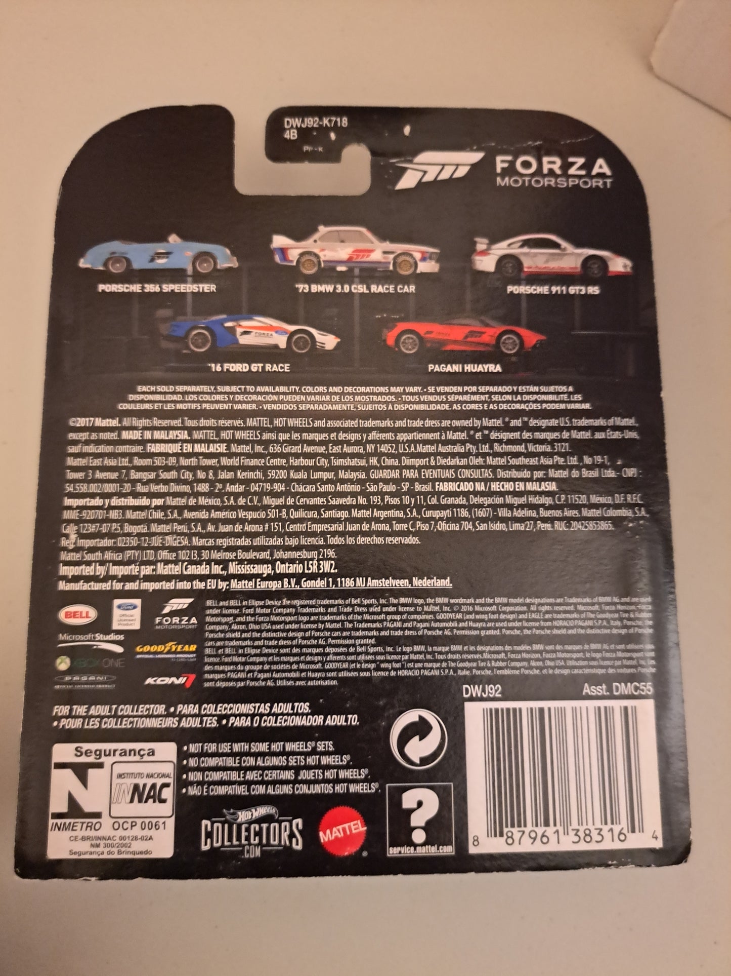 Hot Wheels Forza Motorsport 16 Ford Gt Race