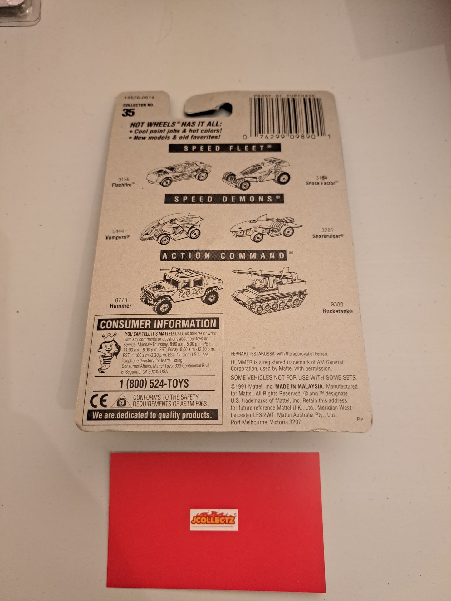 Hot Wheels Ferrari Testarossa