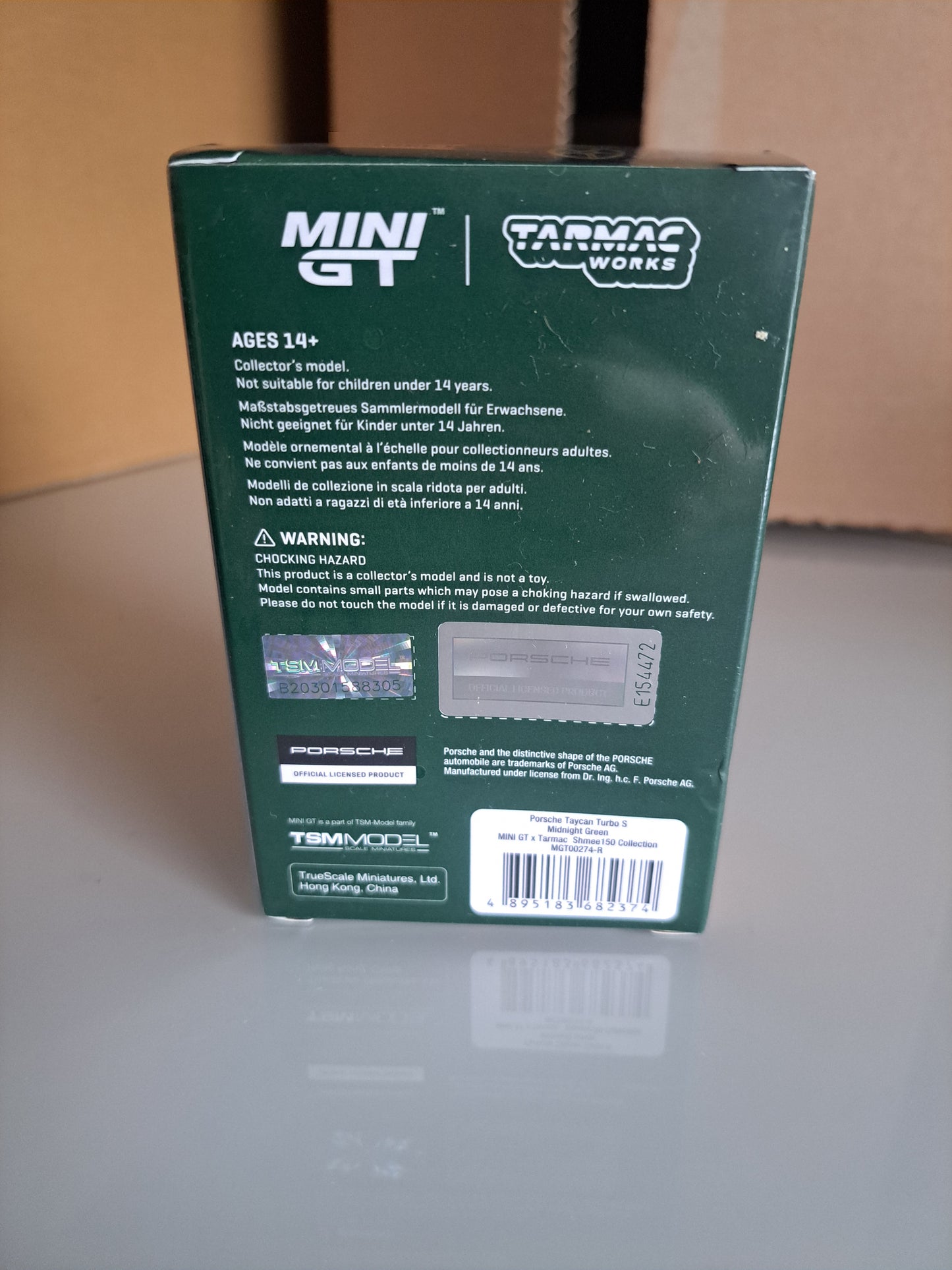 Mini Gt / Tarmac Works Shmee Porsche Taycan Tubro S