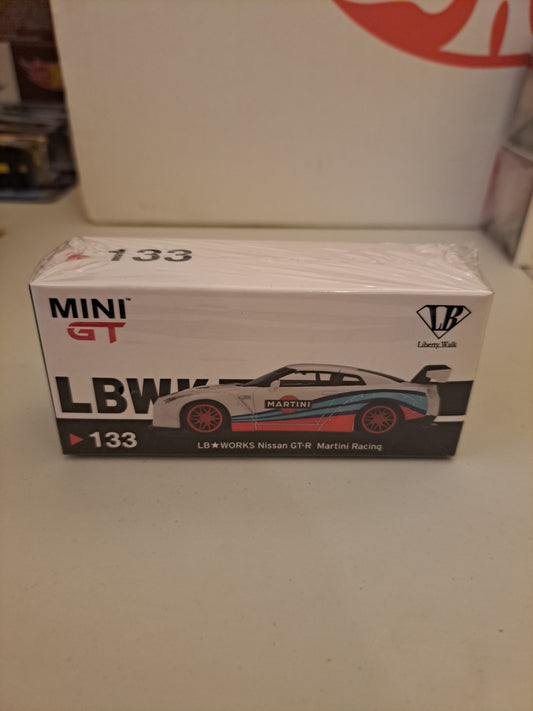 Mini Gt LB-Works Nissan GT-R Martini Racing #133