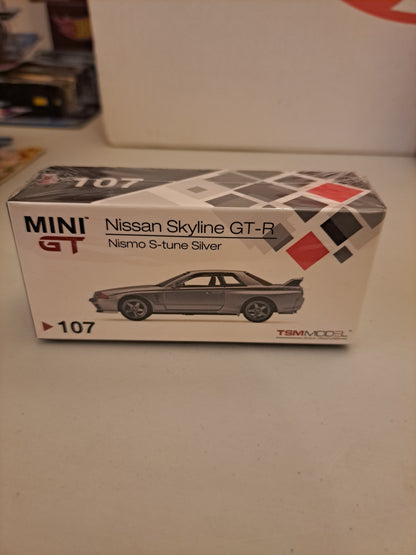 Mini Gt Nissan Skyline GT-R Nismo S-Tune Silver #107