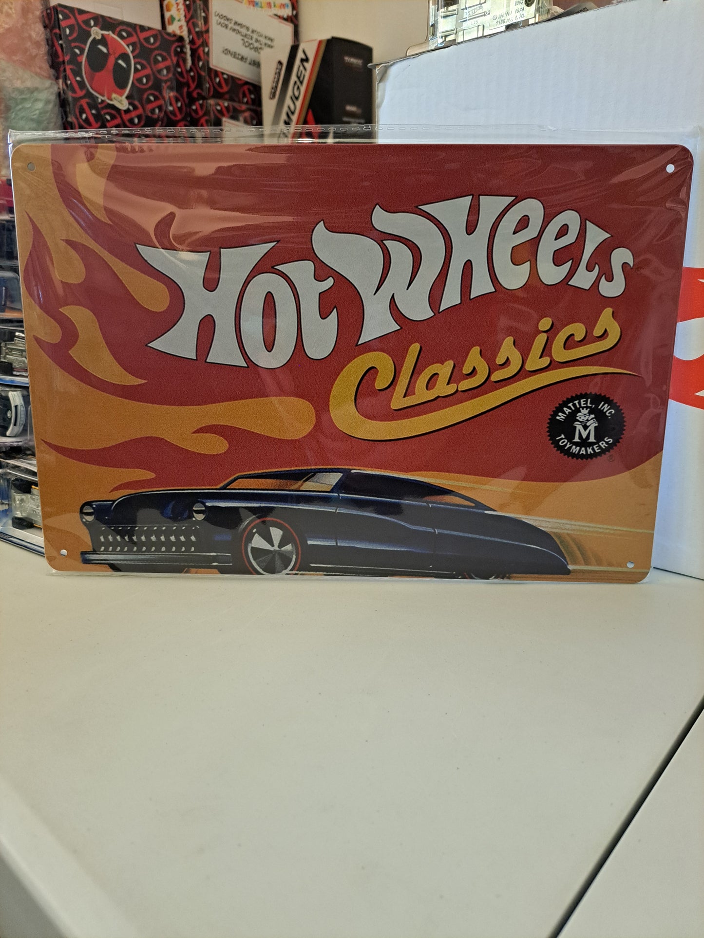 Hot Wheels custom tin plate #1