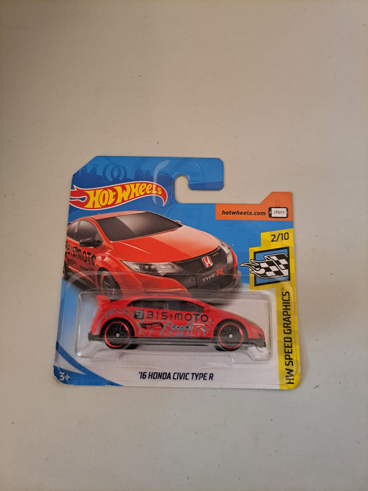 Hot Wheels 16 Civic Type R