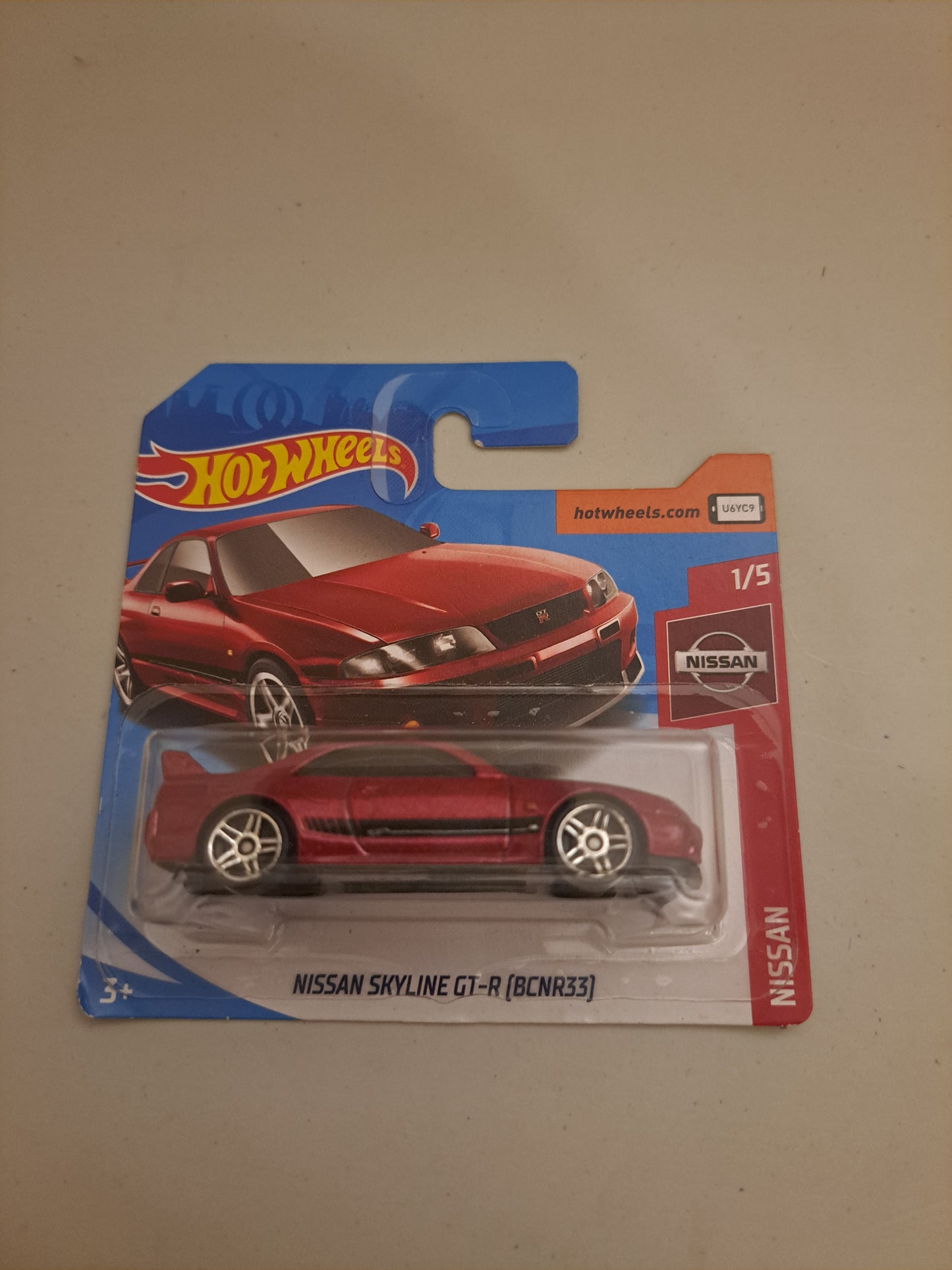 Hot Wheels Nissan Skyline GT-R (BCNR33)