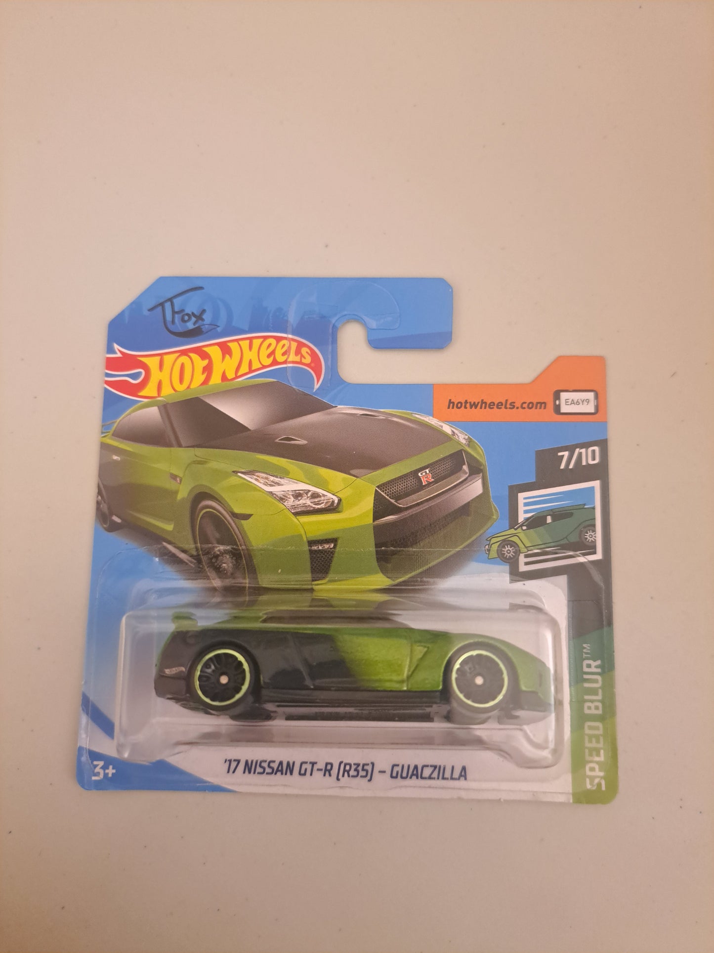 Hot Wheels 17 Nissan GT-R (R35) Guaczilla