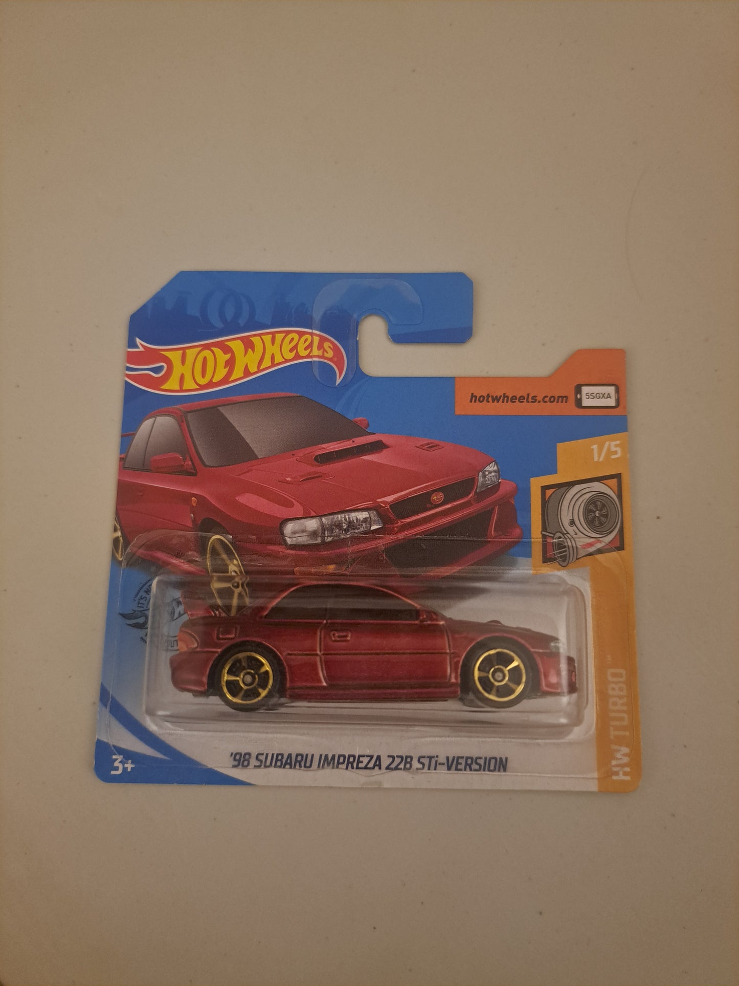 Hot Wheels 98 Subaru Impreza 22B Sti-Verison (Short Card)