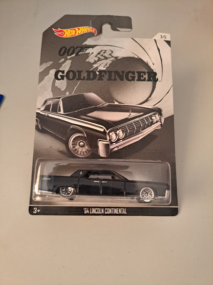 Hot Wheels 64 Lincoln Continental  James Bond (GoldFinger)