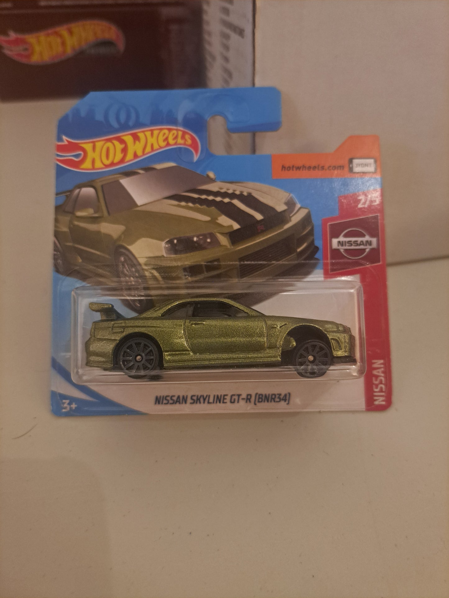 Hot Wheels ERROR Nissan Skyline GT-R BNR34