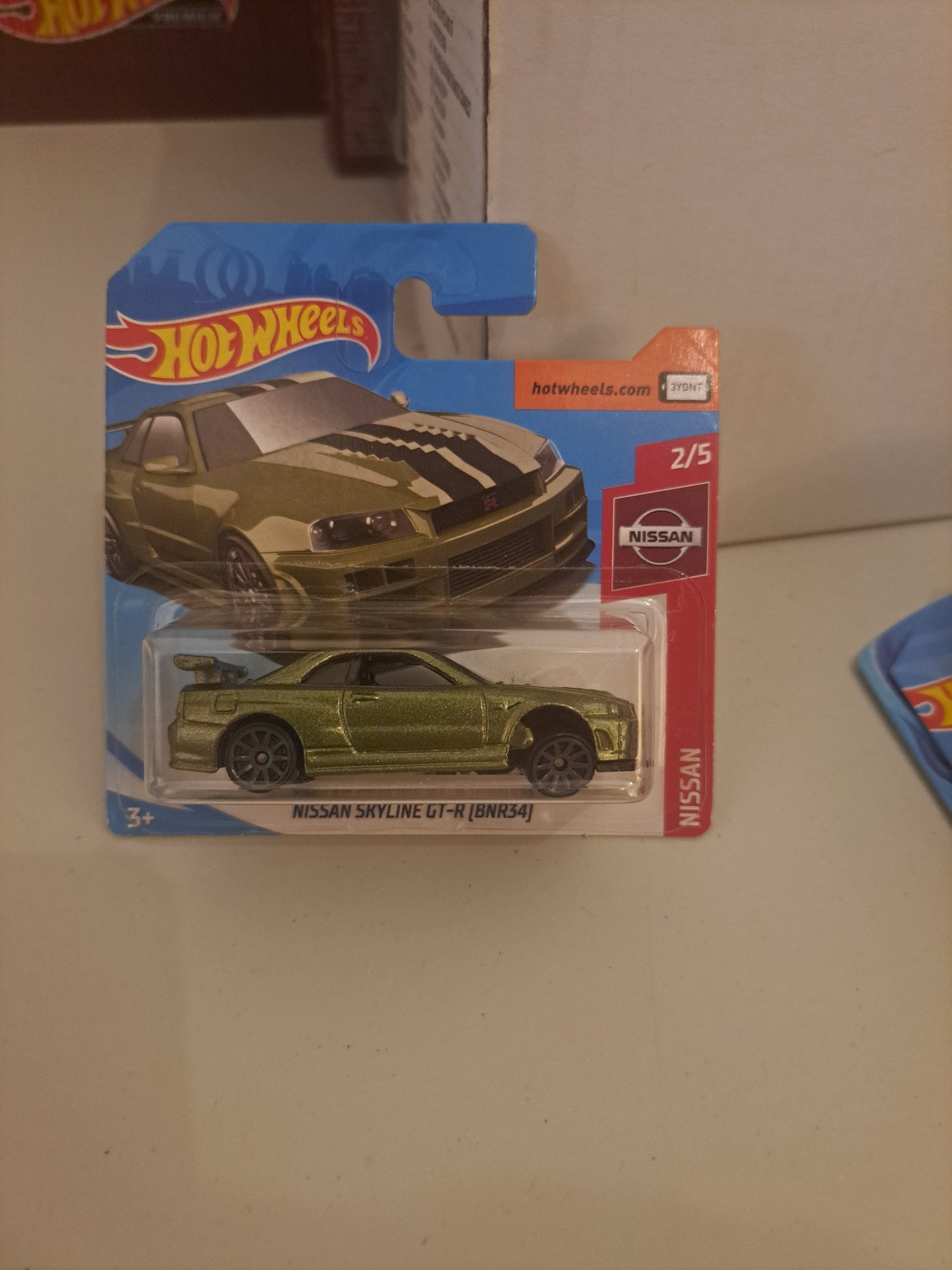 Hot Wheels ERROR Nissan Skyline GT-R BNR34