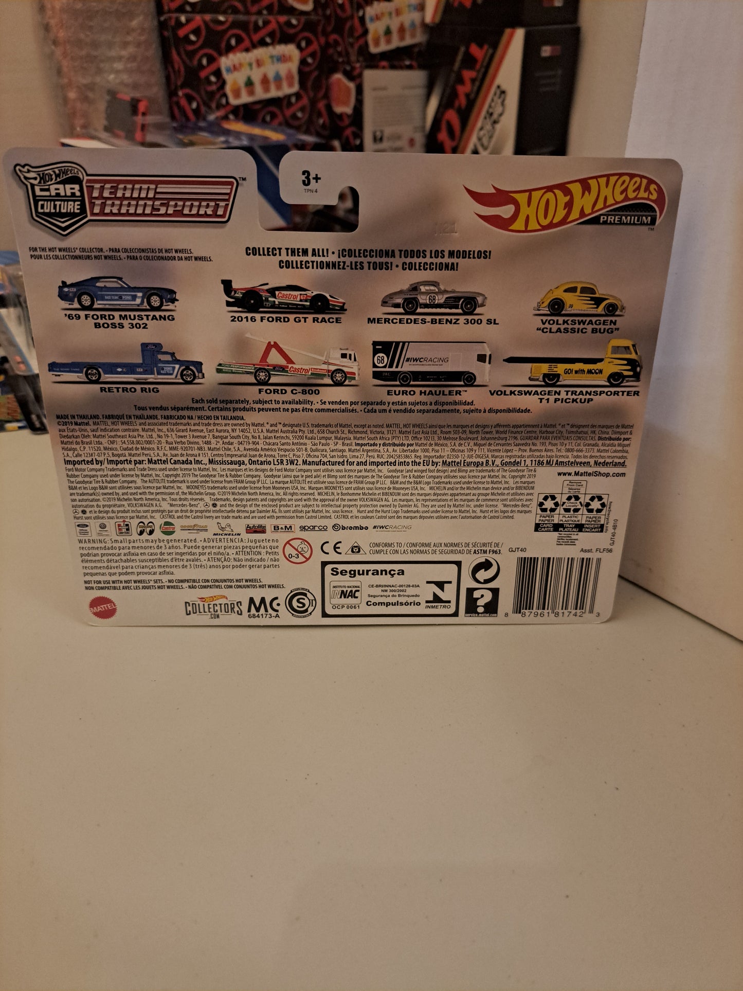 Hot Wheels Team Transport  2016 Ford Gt Race Ford C-800