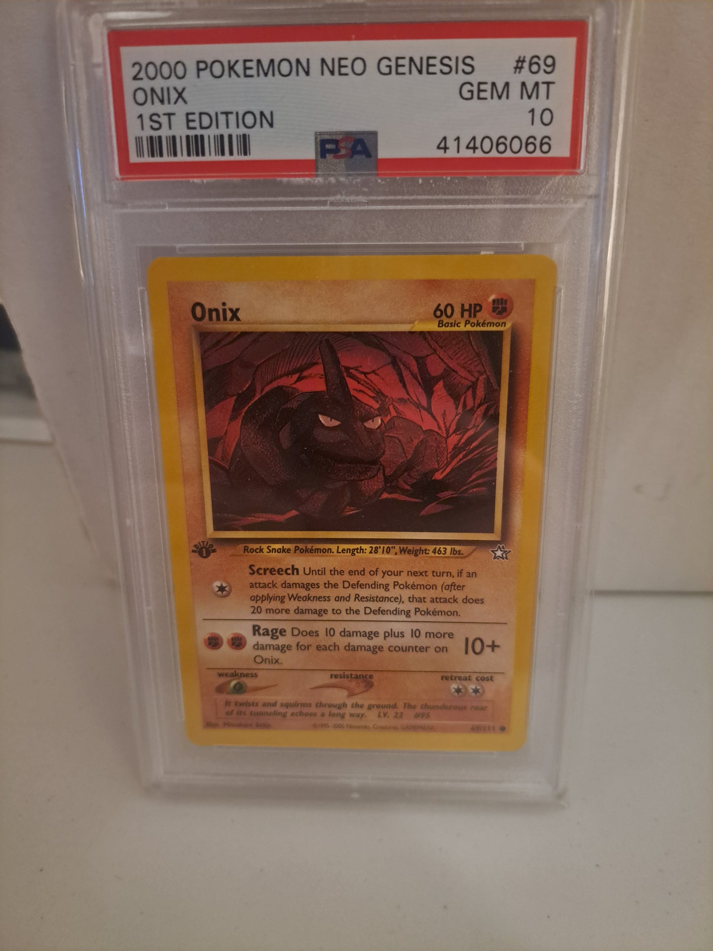 Onix 1st Edition Psa 10