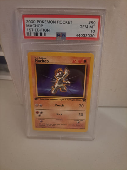 Machop  1st Edition psa 10