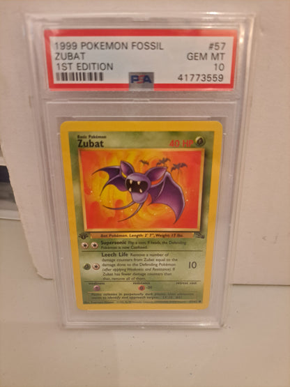 Zubat 1st Edition Psa 10