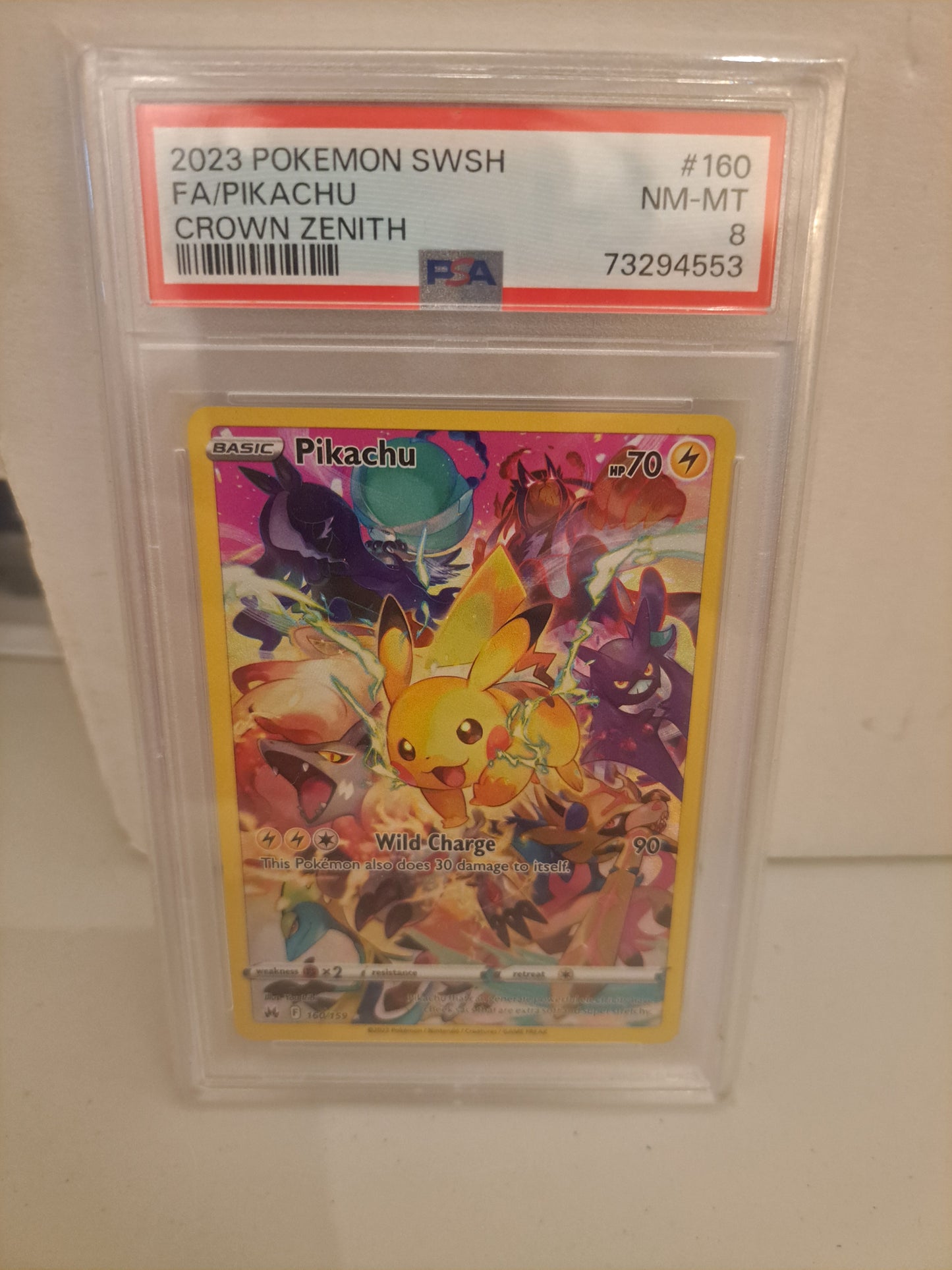 F/A Pikachu Psa 8