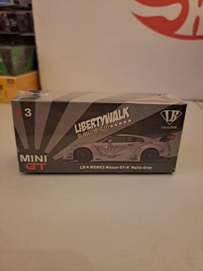 Mini Gt LB-Works Nissan GT-R Matte Grey #3