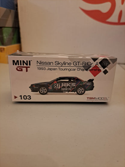 Mini Gt Nissan Skyline GT-R G.A 87.  #103