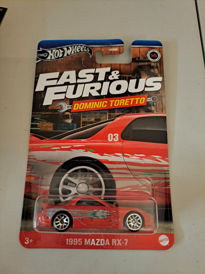 Hot Wheels Fast & Furious  1995 Mazda rx7