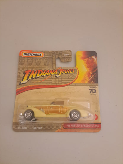 Matchbox Indiana Jones 1936 Auburn Speedster 851