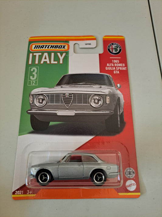 Matchbox Italy 1965 Alfa Romeo Giulia Sprint Gta