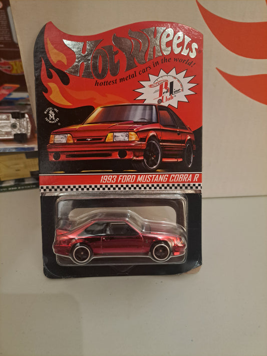 Hot wheels Rlc 1993 Ford Mustang Cobra R   *Damaged*