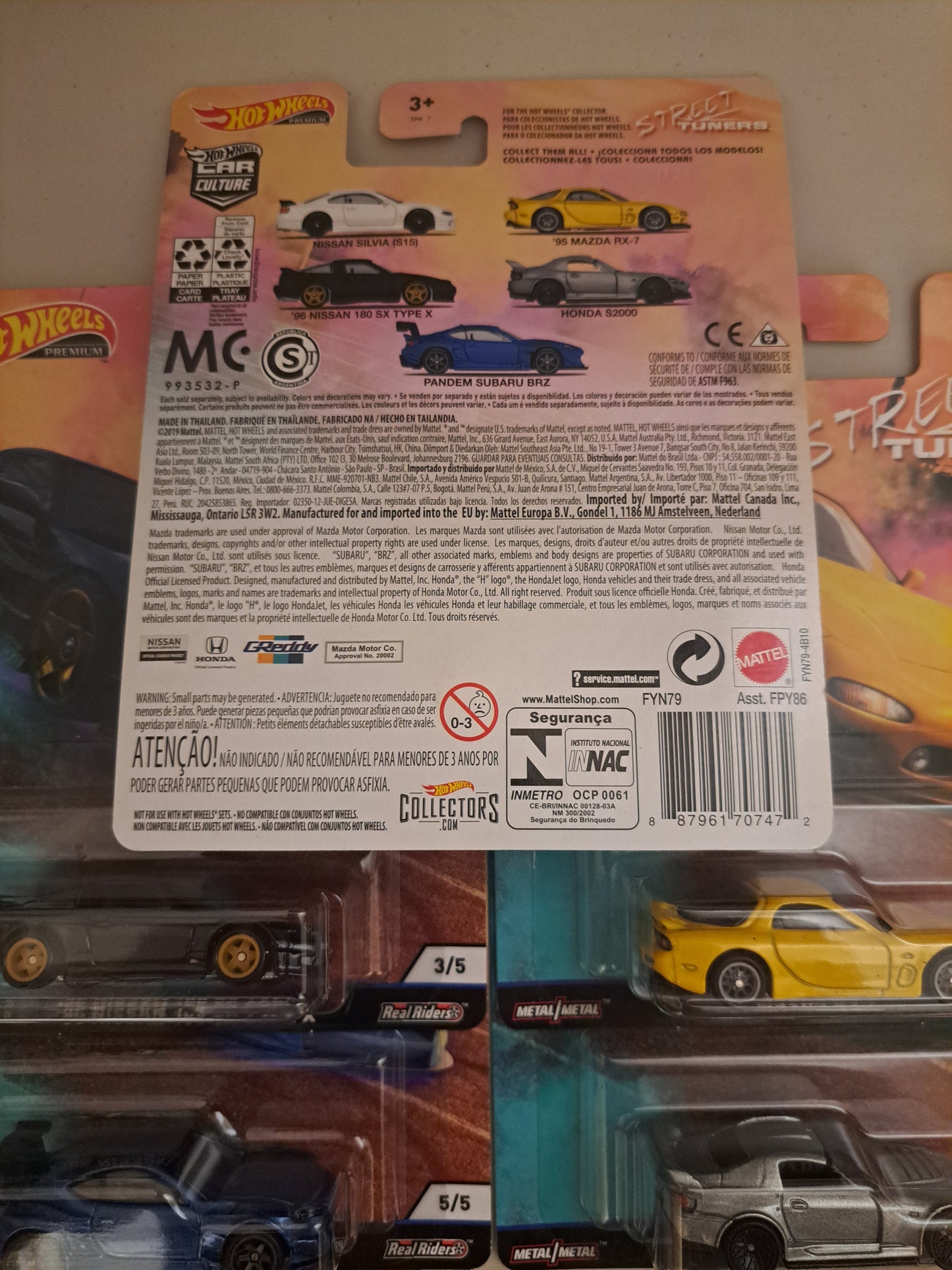 Hot Wheels Street Tuners Set