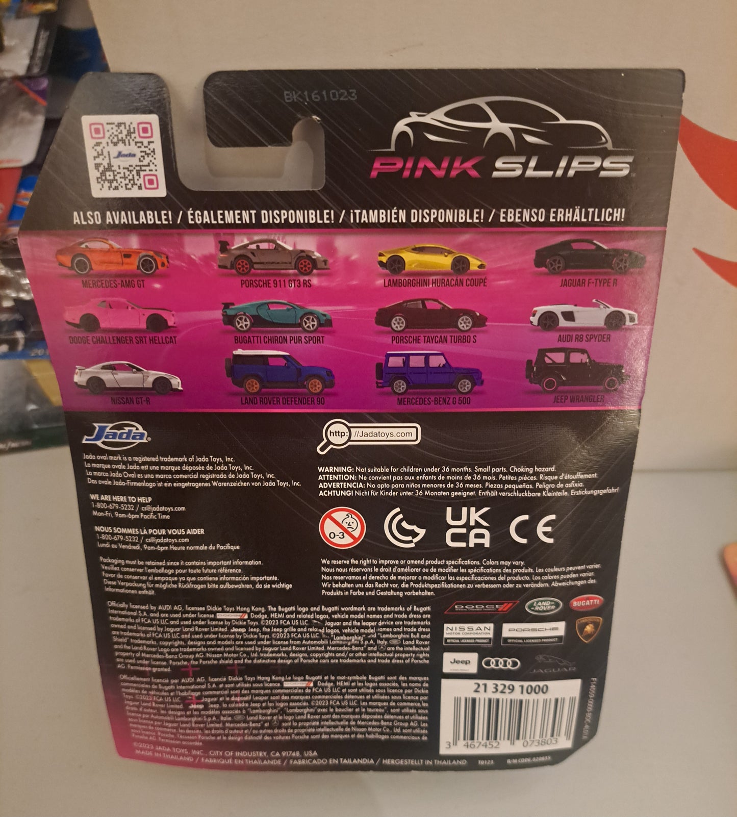 Jada Pink Slips Porsche 911 Gt3 Rs (991)