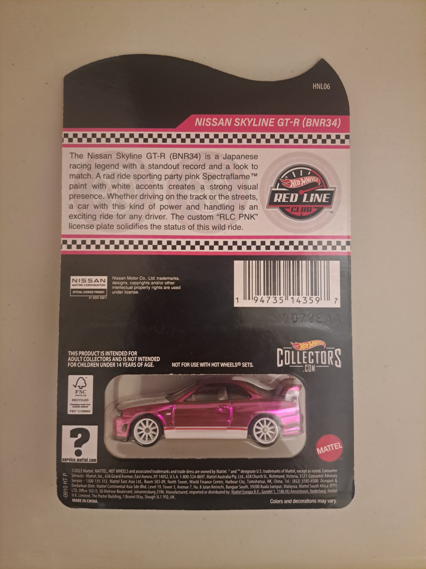 Hot Wheels Rlc Nissan Skyline