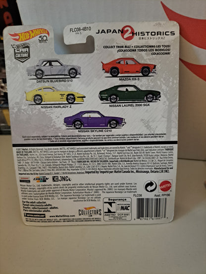 Hot Wheels Japan Historic 2 Nissan Fairlady Z *Damaged*