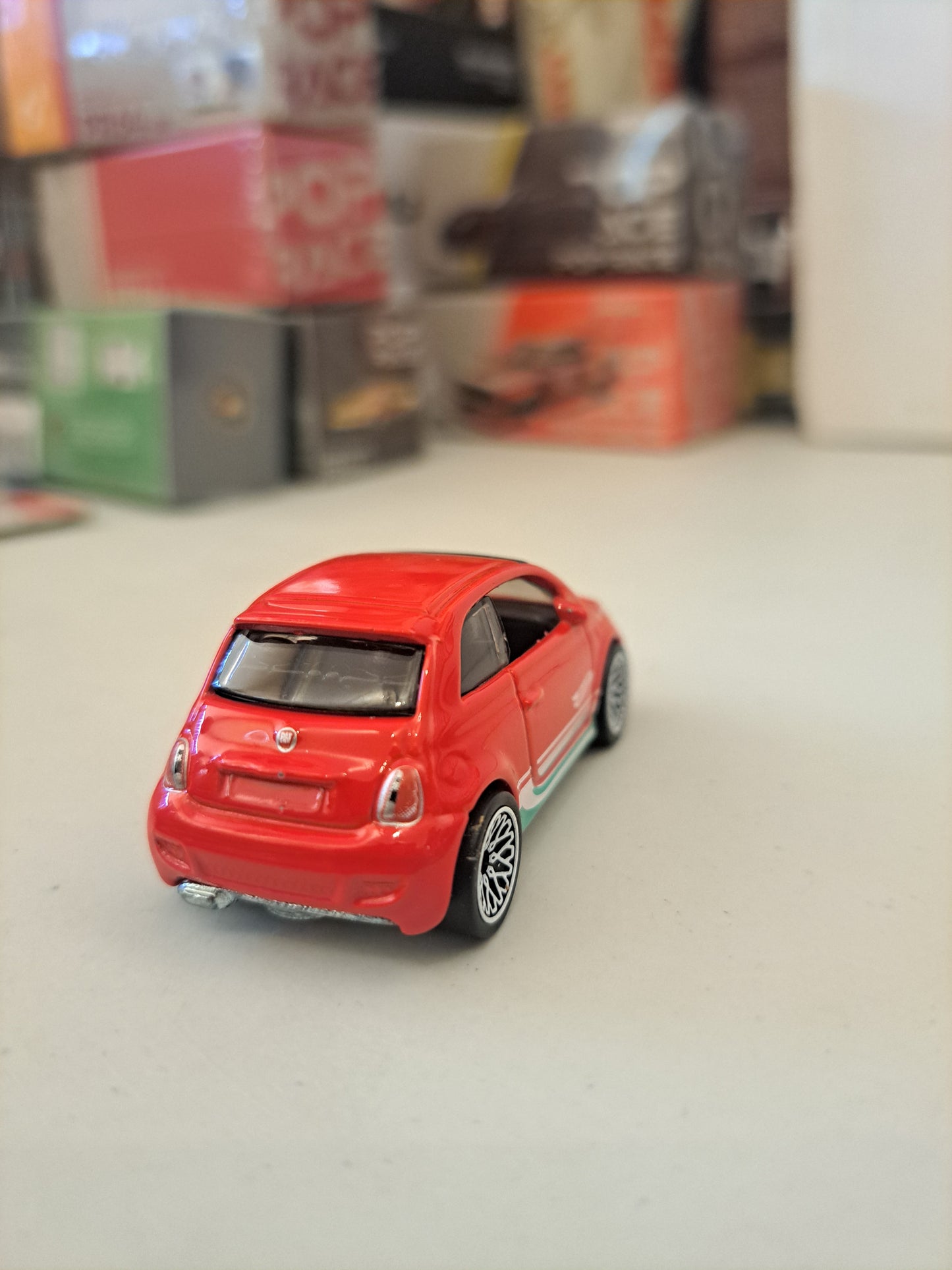 Hot Wheels Fiat 500 Euro Style  Real Rider *Loose*