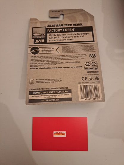Hot Wheels Ram 1500 Rebel *Factory Sealed*