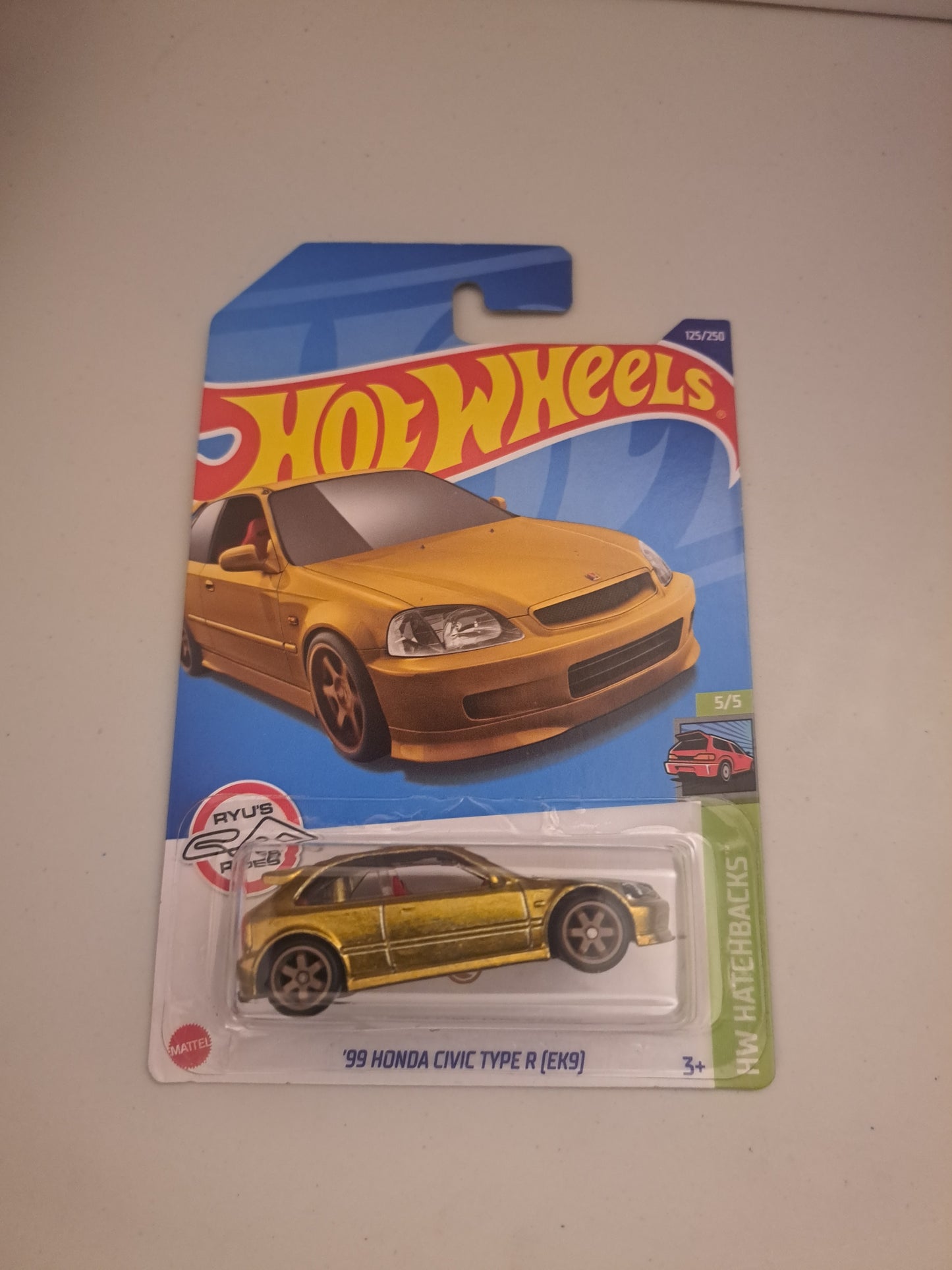 Hot Wheels 99 Honda Civic Type R Ek9 *Super Treasure Hunt *