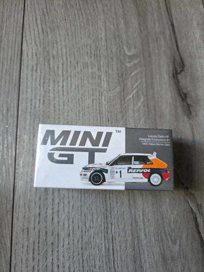 Mini Gt Lancia Delta Hf Integrale Evoluzione #1 1993 Rally Monte Carlo #1131
