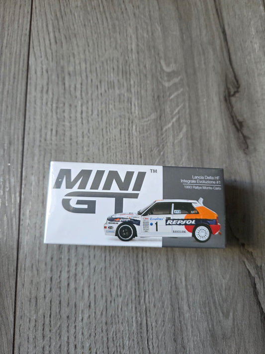 Mini Gt Lancia Delta Hf Integrale Evoluzione #1 1993 Rally Monte Carlo #1131