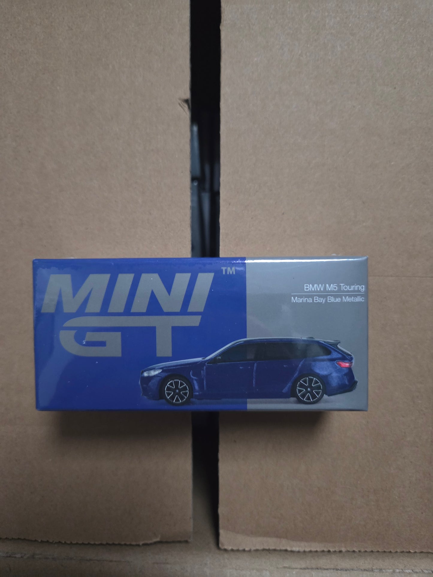 Mini gt bmw m5 touring marina bay blue #1080